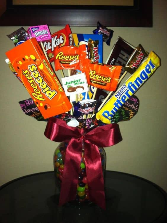 35+ Awesome DIY Mothers Day Candy Bouquet Ideas to Sweeten her up ...