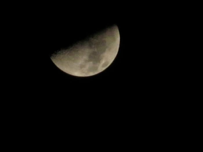 When did the Earth's orbit change so that now the shadow of the Moon is on top, this photo was taken March 30, 2012.