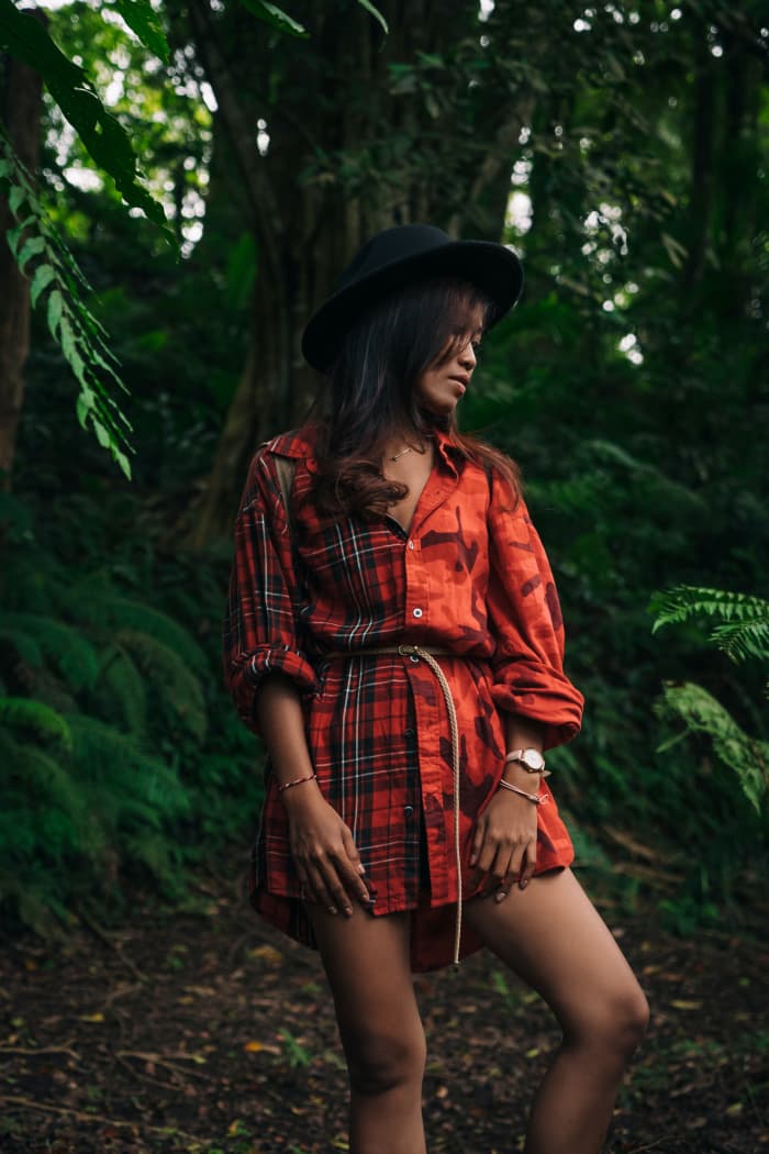 Aries doesn't care for symmetry. Plaid skirts or kilts convey confidence and power. The mismatched patterns will get people's attention.