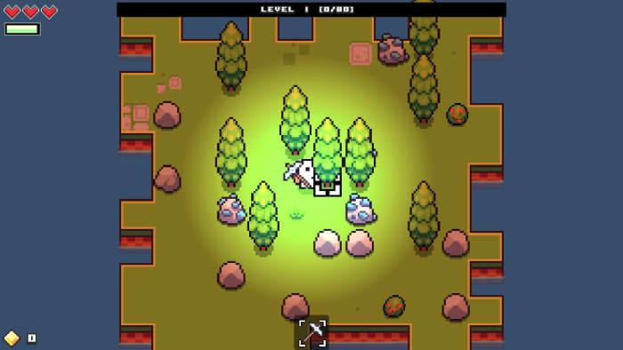 There's a lot of resources to collect, but fear not- they'll grow right back!