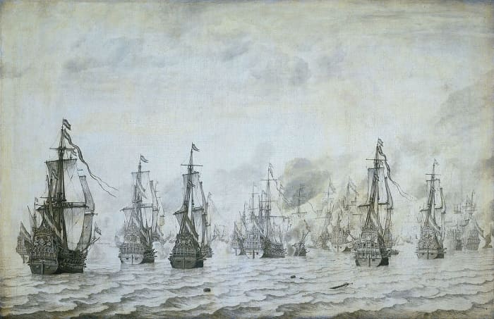 Willem van de Velde the Elder: The Battle of Dunkirk
