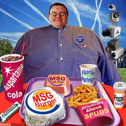 Mass media pushes us into bad dietary lifestyles,unhealthy addictions and a health care "System" that profits off our misery and sickness