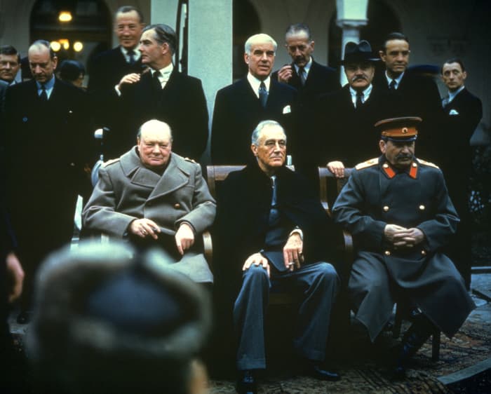 Operation Long Jump or Unternehmen Weitsprung was an audacious German plan to assassinate Joseph Stalin, Winston Churchill, and Franklin Roosevelt, the "Big Three" Allied leaders, at the 1943 Tehran Conference during World War II.