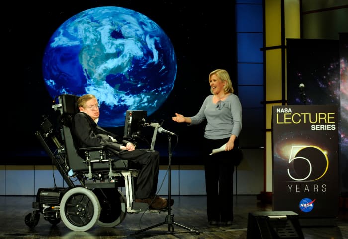 Stephen Hawking Collaborated with his daughter Lucy hawking to write child fiction novels