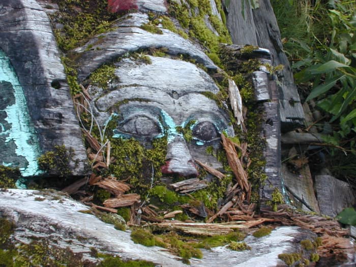 The Totem Bight State Historical Park was added to the National Register of Historic Places in 1970. When natives moved to busier communities to find work, many of the totem poles were left behind and soon overgrown by forests or eroded by weather.