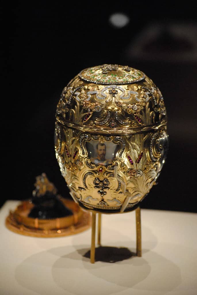 Peter, the Great Egg, is currently located at the Virginia Museum of Fine Arts in Richmond, Virginia, in the United States.