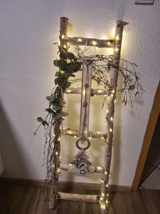 30+ DIY Christmas Ladders Ideas To Turn Your Home Into A Winter ...