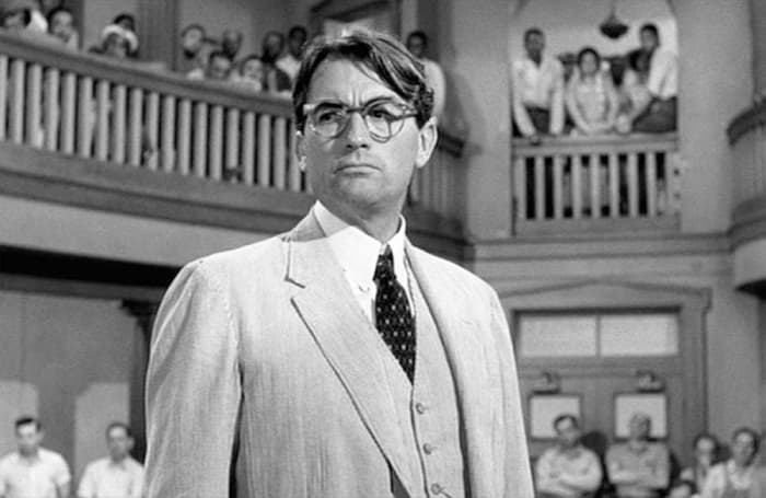 One of the greatest performances in one of the greatest roles - Gregory Peck as Atticus Finch in 'To Kill A Mockingbird'.