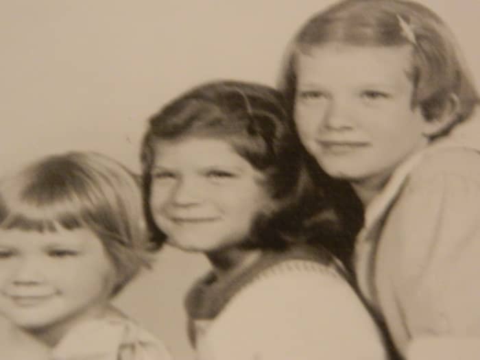 From left to right....me Mary Jane and then Teresa Mary Jane left the planet when I was four and she was nine.