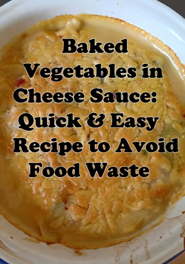 I created this tasty vegetable in cheese sauce recipe to help use up oddments of vegetables.