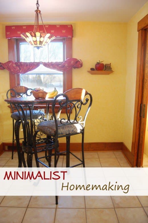 Adopting minimalist homemaking techniques will naturally save you time while decluttering your home.