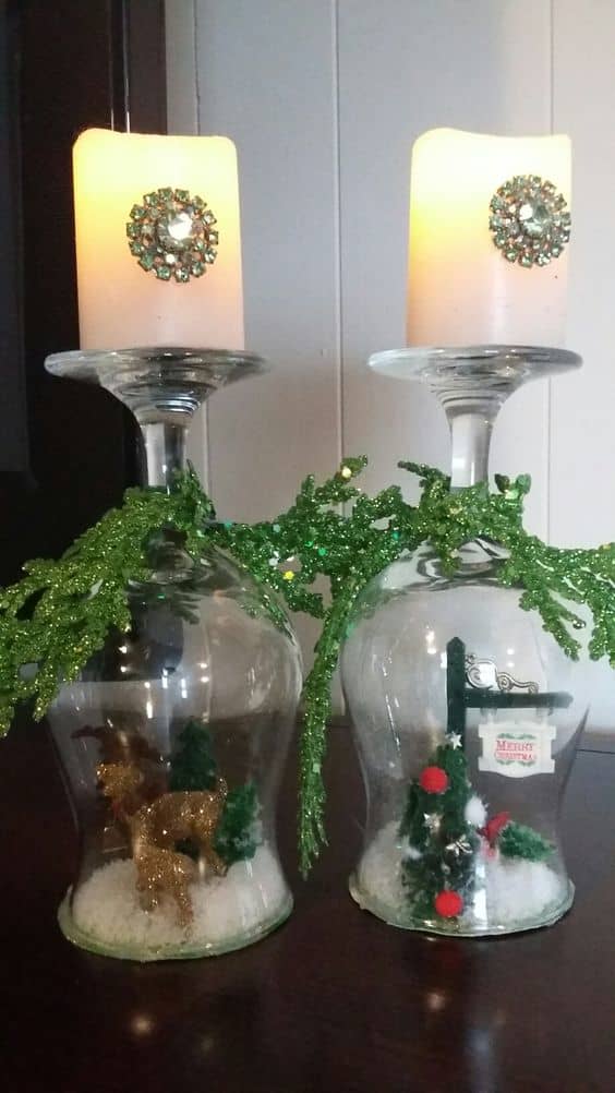 100+ Easy-to-Make Festive Wine Glass Christmas Decorations - HubPages