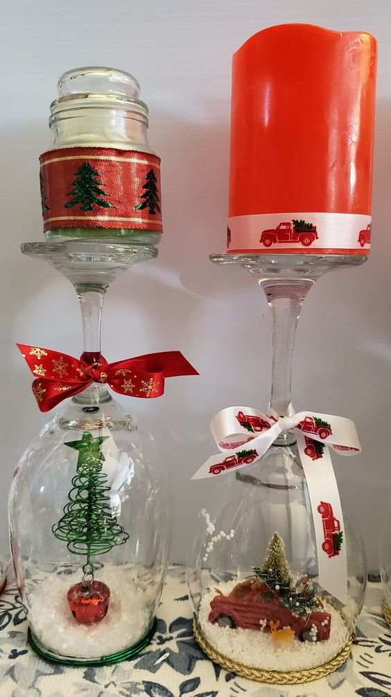 100+ Easy to Make Wine Glass Christmas Decorations to Bring the Festive Magic Home Holidappy