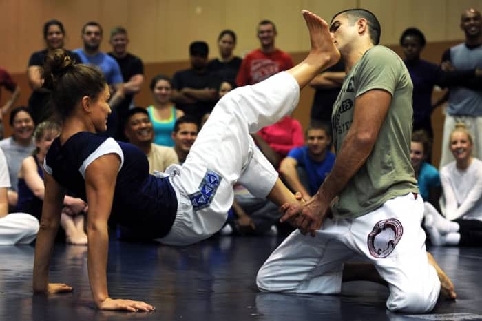 Learning what natural weapons on your body to use, and how, and what targets to hit from which specific positions are part of what you learn in self defense training.