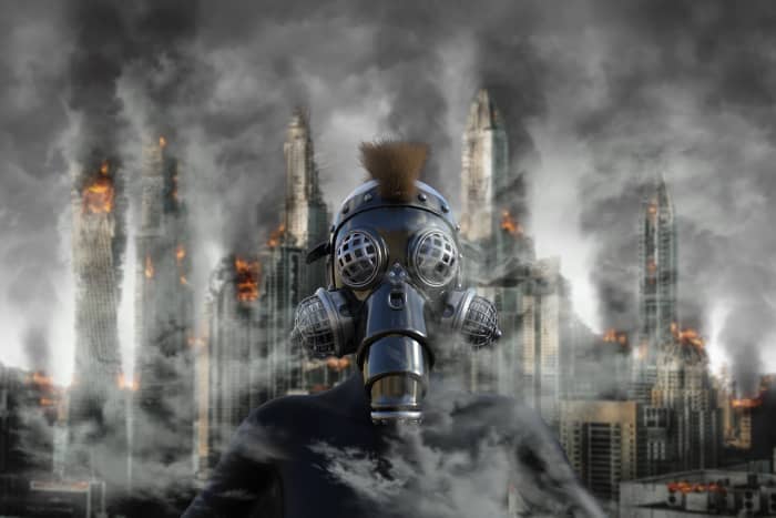 Fire, smoke, radioactive dust, death, and destruction will be the grim outcome of a nuclear explosion.