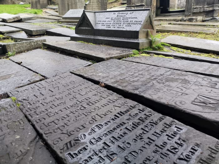 Surprisingly, for someone hanged for a serious crime, David Hartley was buried in consecrated ground.