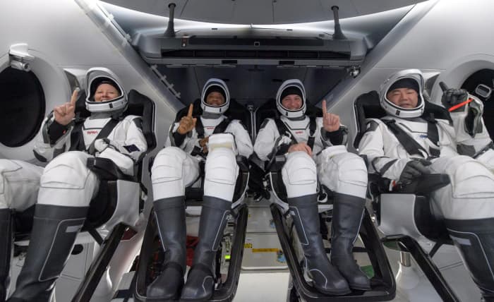 These space tourists were selected as the best teachers in their respective school districts.
