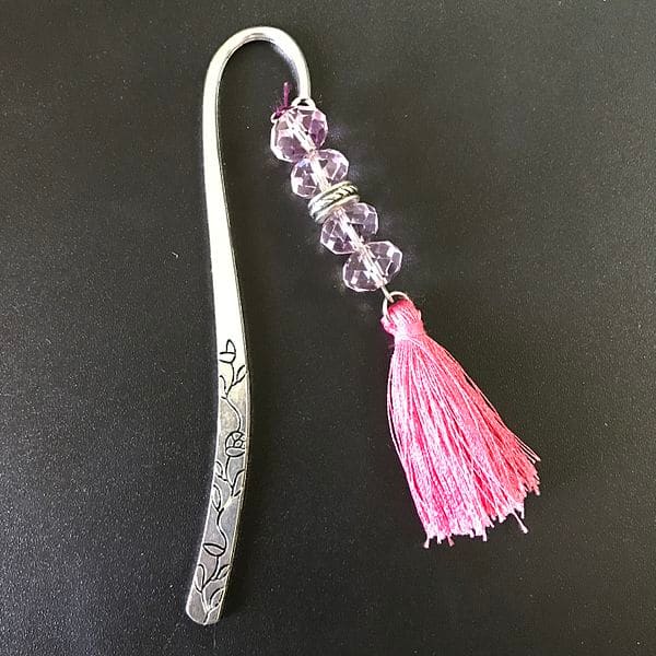 Bookmarks come in many colors and shapes. There are a variety of DIY YouTube videos to create that perfect bookmark.