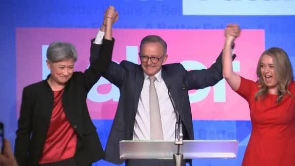 The 21st May Australian elections. People have voted for a change of government. Now the new premier will be the Labor Party leader Anthony Albanese. I believe that today, it is not going to be easy to govern, because there is no money around.