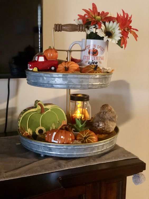 25+ Thanksgiving Tiered Tray Ideas for 2023 Holidappy