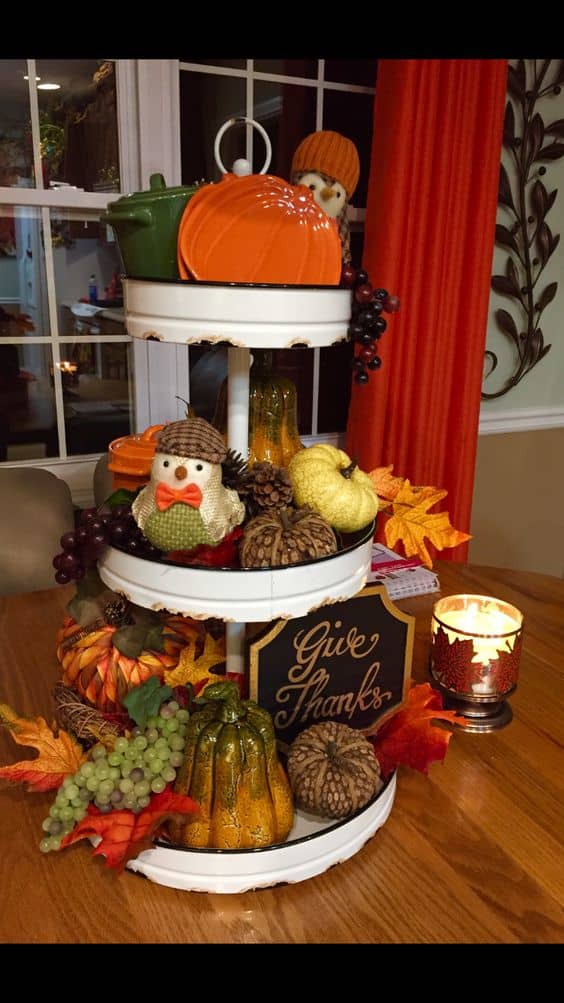 25+ Thanksgiving Tiered Tray Ideas for 2023 - Holidappy