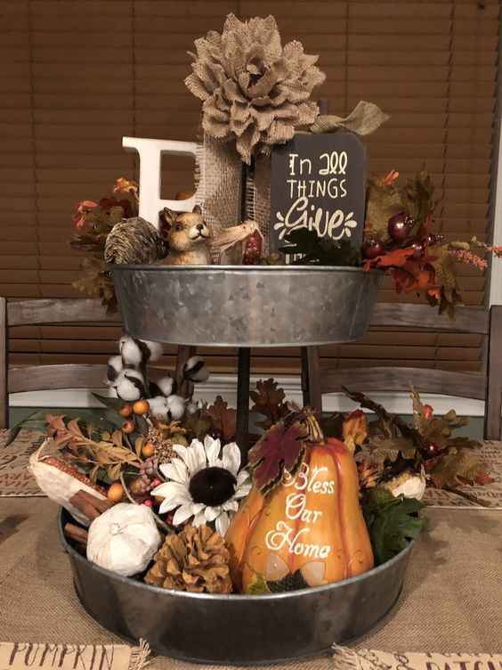 25+ Thanksgiving Tiered Tray Ideas for 2023 Holidappy