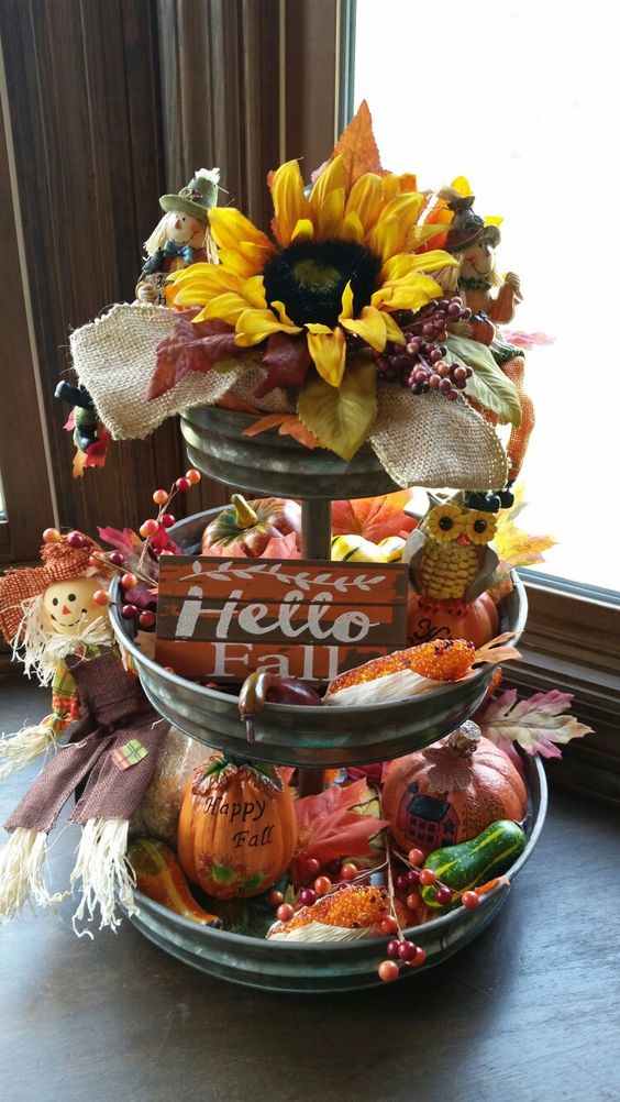 25+ Thanksgiving Tiered Tray Ideas for 2023 Holidappy