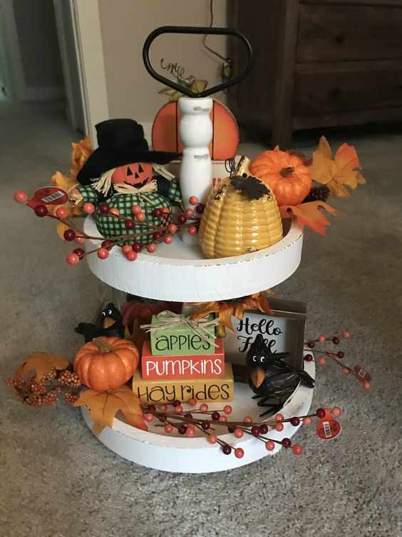 25+ Thanksgiving Tiered Tray Ideas for 2023 Holidappy