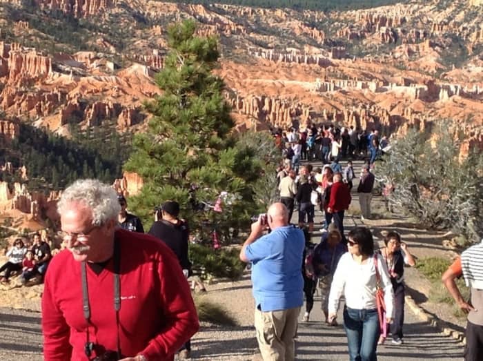 A busload of tourists may crowd the trails briefly, but they are soon on their way, allowing a more leisurely stroll for those who made the trip on their own.