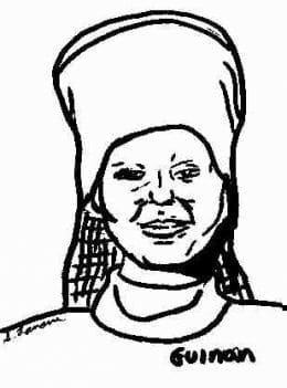 This ship's counselor sports headwear befitting her position. The cool hat also keeps her hair tidy in the HubMobile