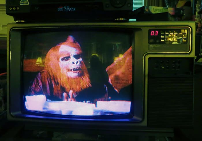 Color is Better Today, 1983 Sylvania Superset Television Model RXC178WA04, Playing Fugitives in Space, Lost in Space,1968. Still working of color adjustments, she is in love with blue today. Test Playing on a VHS Tape of Lost in Space ...