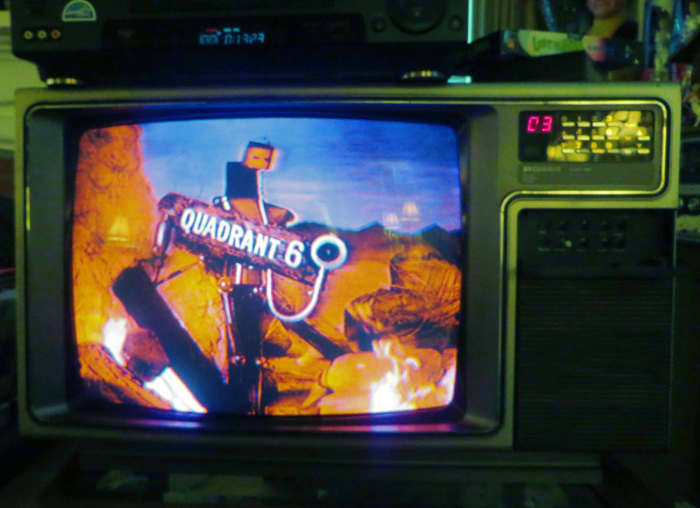 Fugitives in Space, Lost in Space,1968, Playing on the 1983 Sylvania Superset Television Model RXC178WA04