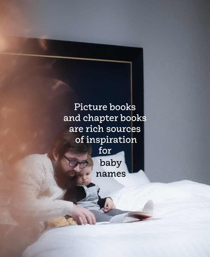 A baby name chosen from literature can rouse fond memories and evoke positive associations.