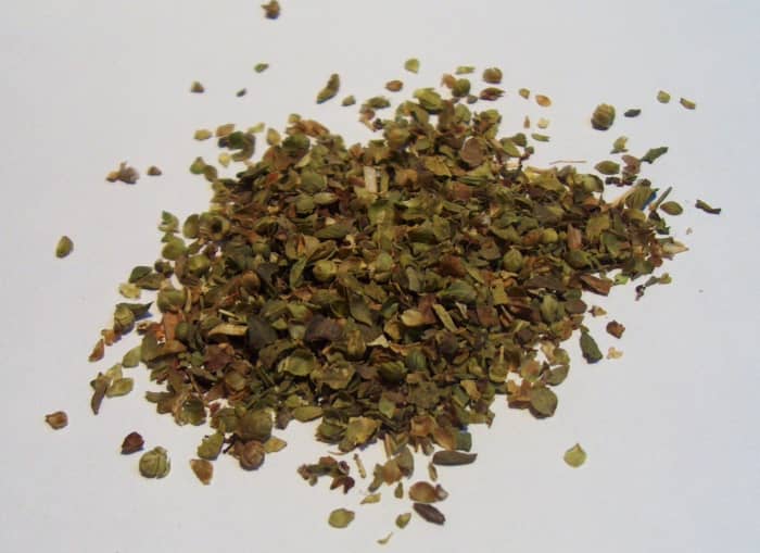 Oregano Spice Is Dried Oregano Leaves