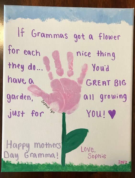 30+ Adorable DIY Mothers Day Crafts for Grandma that show her she is ...