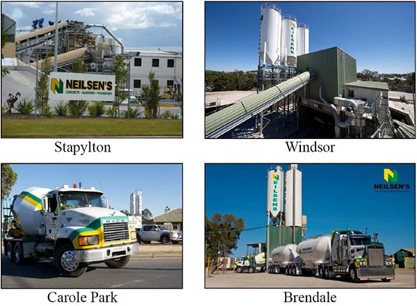 Today there are several concrete plants in large cities this plans here are in Brisbane Australia. They supply the growing city with the concrete it requires, is is a lot easier than in the old times.