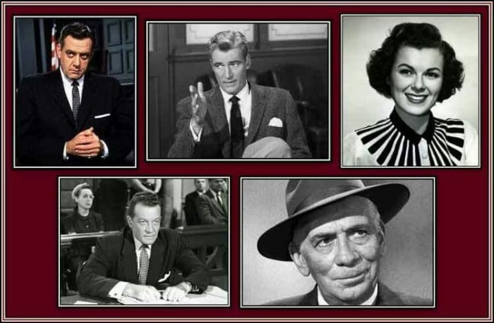 In 1959, Perry Mason—an American legal drama starring Raymond Burr, Barbara Hale, William Hopper, William Talman, and Ray Collins—was one of the most popular television shows.