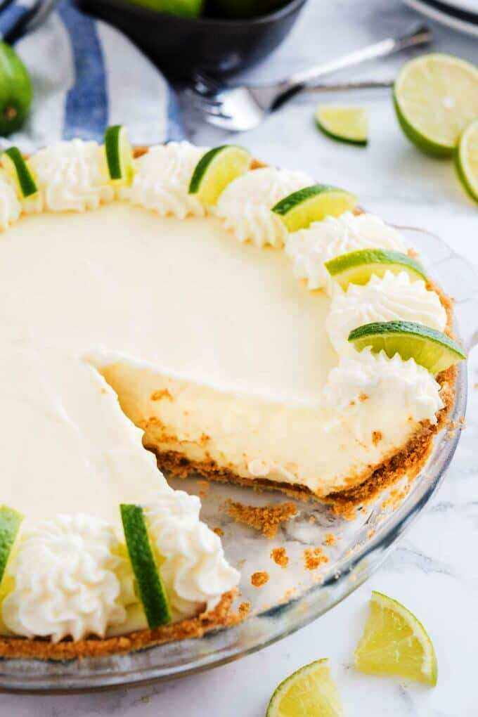 No-bake key lime pie