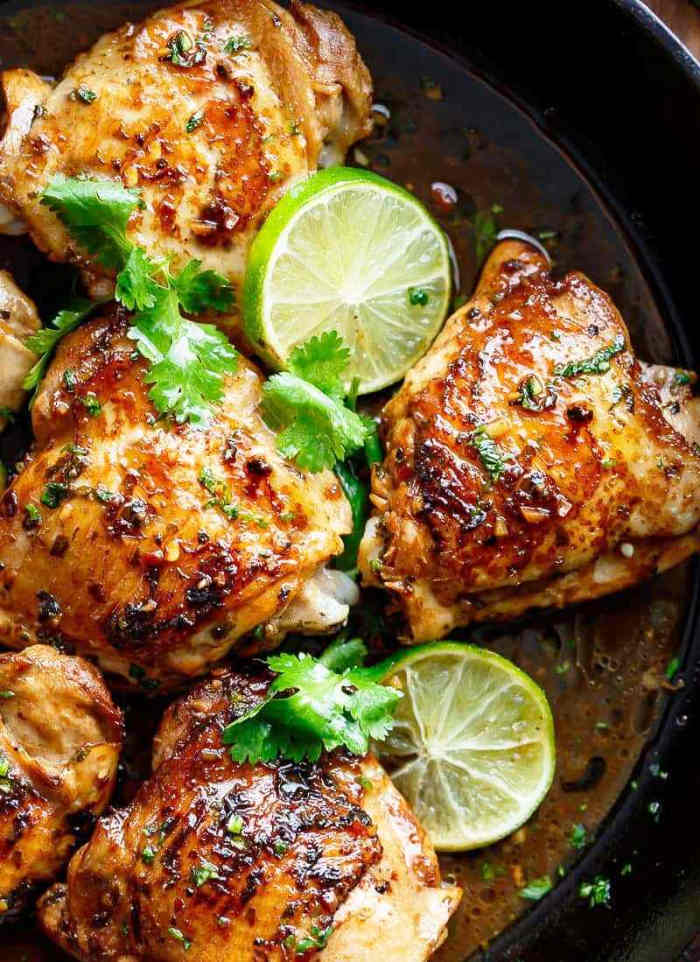 Crispy cilantro lime chicken 