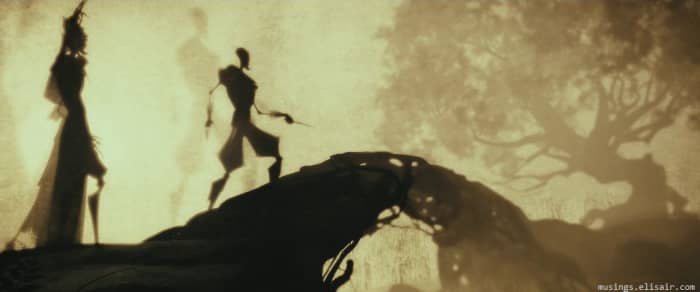 The film features a wonderful shadow-puppet-style animation detailing the Deathly Hallows, a critical part of the story which helps alleviate some of the darkness.