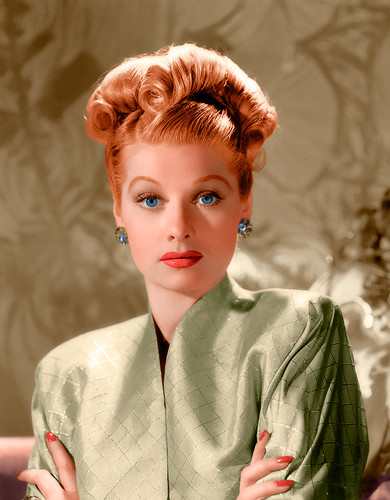 “Once in his life, every man is entitled to fall madly in love with a gorgeous redhead.” Lucille Ball