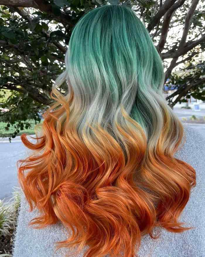 A fresh dye job by Ash Fortis at XO Hair Labs.