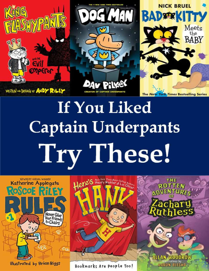 Those who liked reading. Captain Underpants book. The Epic Tales of Captain Underpants.