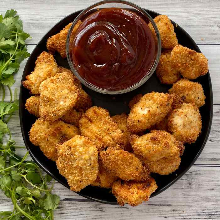 Delicious homemade chicken nuggets