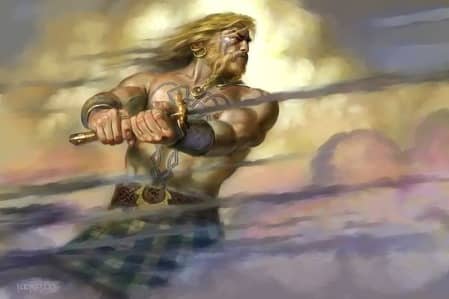 Fionn mac Cumhaill, hero and villain all in one, and an eye for the ladies led him into trouble