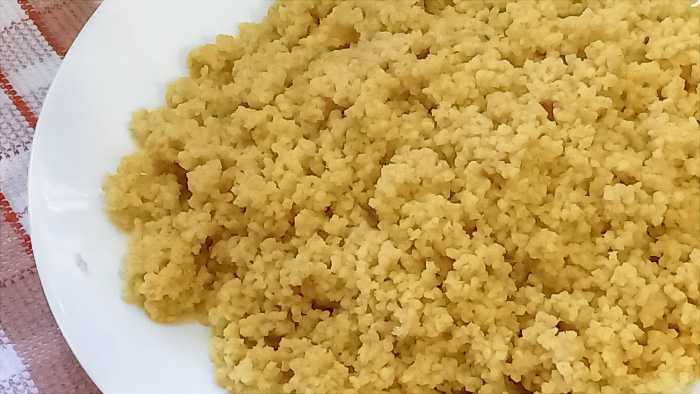 Foxtail millet rice