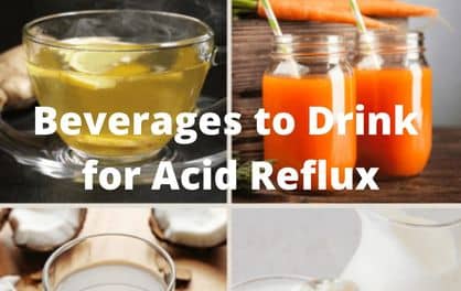 what to drink with acid reflux