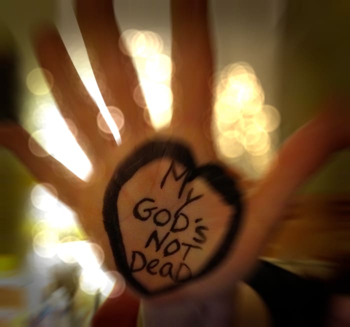So Tell the World that God's Not Dead ~ He's Alive and living on the inside roaring like a Lion with the sound of Revival!