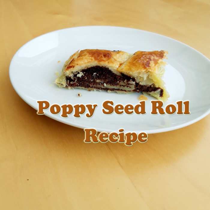This poppy seed roll calls for just three ingredients. It's so easy!
