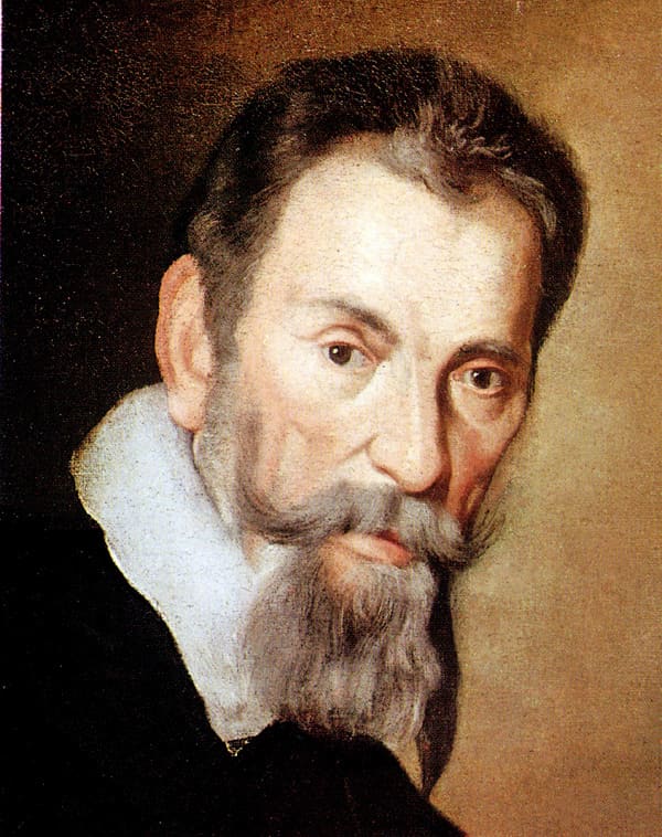 Painting of Monteverdi, probably from around 1640, three years before his death.